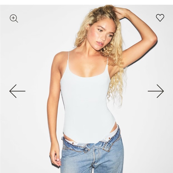 Skims Frost Modal Brief Bodysuit Large NWT - Picture 2 of 6